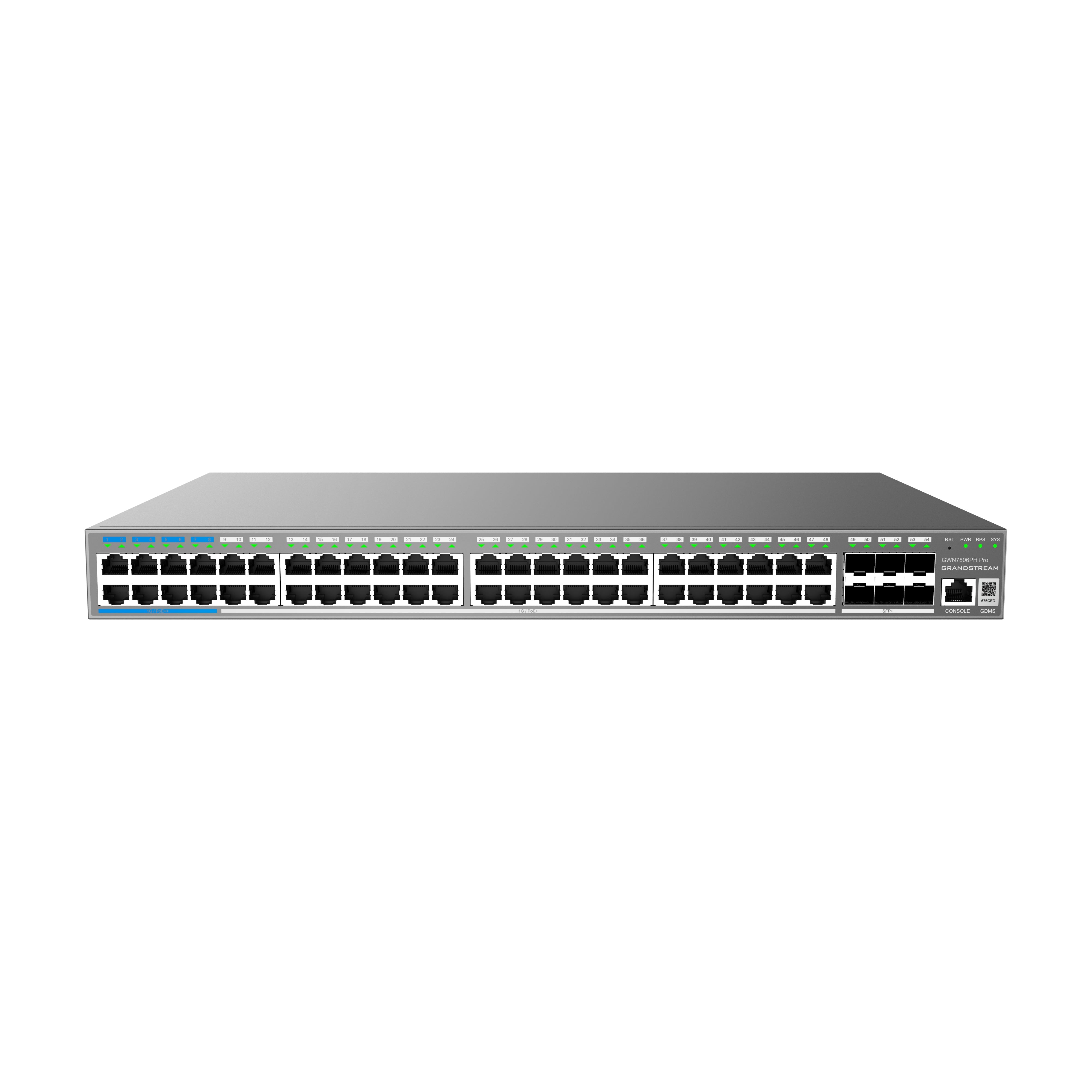 Grandstream Enterprise 48-port 60-watt PoE Layer 2++ Managed Network Switch