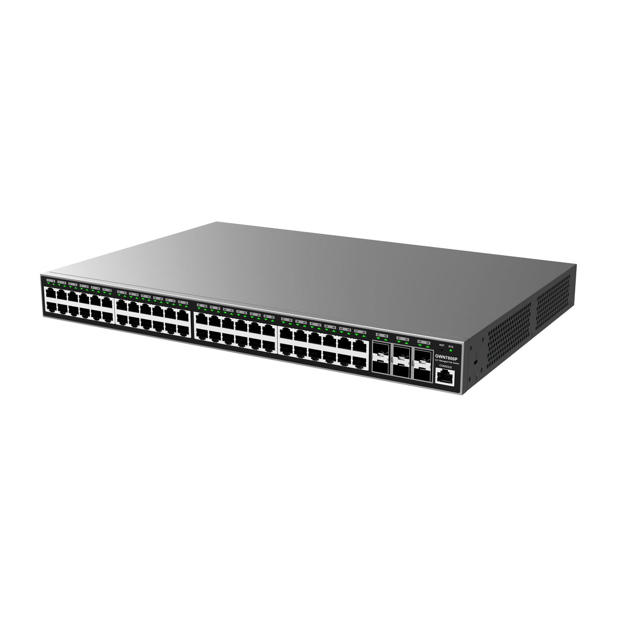 Grandstream Rackmountable Enterprise Layer 2+ Managed PoE Network Switch
