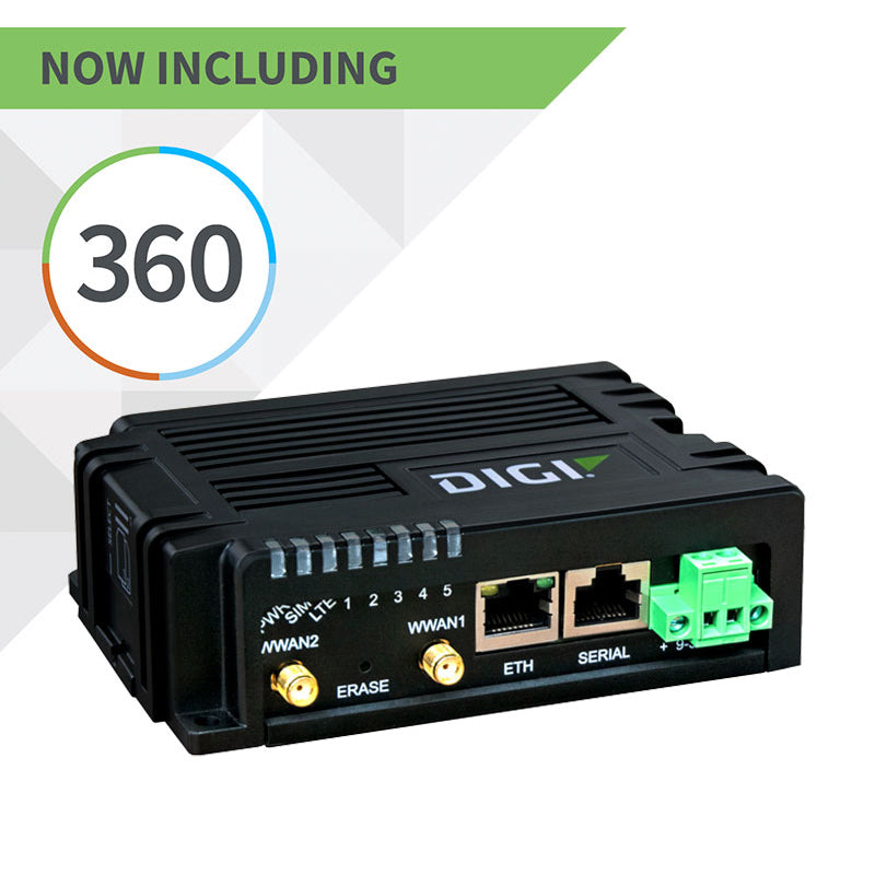 Digi IX10 Ruggedized Dual SIM 4G/LTE CAT4 Cellular router