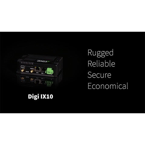 Digi IX10 Ruggedized Dual SIM 4G/LTE CAT4 Cellular router