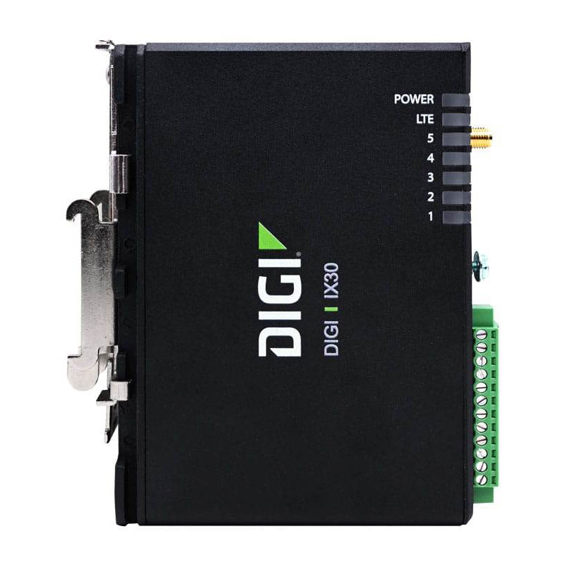 Digi IX30 industrial Dual SIM 4G/LTE Advanced Cellular Router with GNSS