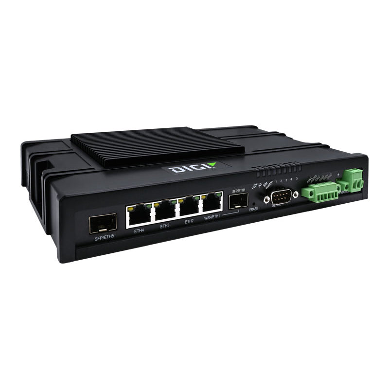 Digi IX40 Industrial Dual SIM 5G/LTE cellular Router with GNSS