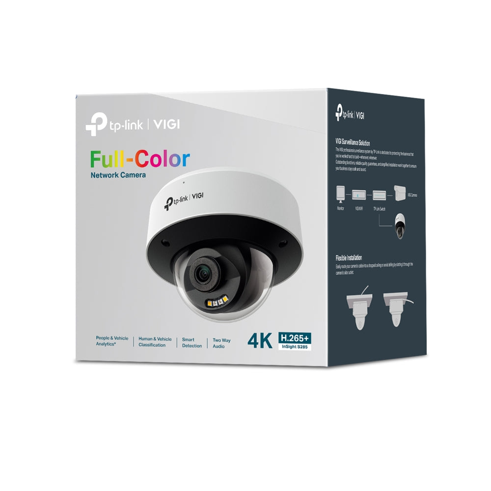 TP-Link VIGI 8MP 2.8-mm Full-Color Dome Network Camera