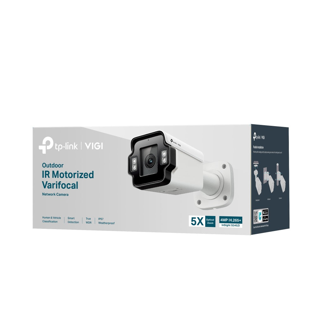 TP-Link VIGI 4MP Outdoor IR Motorized Varifocal Bullet Network Camera