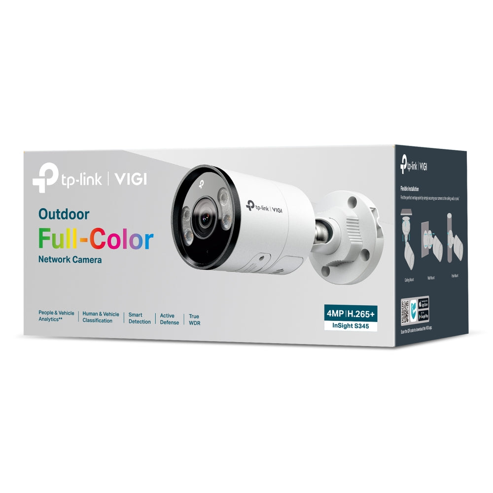 TP-Link VIGI 4MP 6.0-mm Full-Color Bullet Network Camera