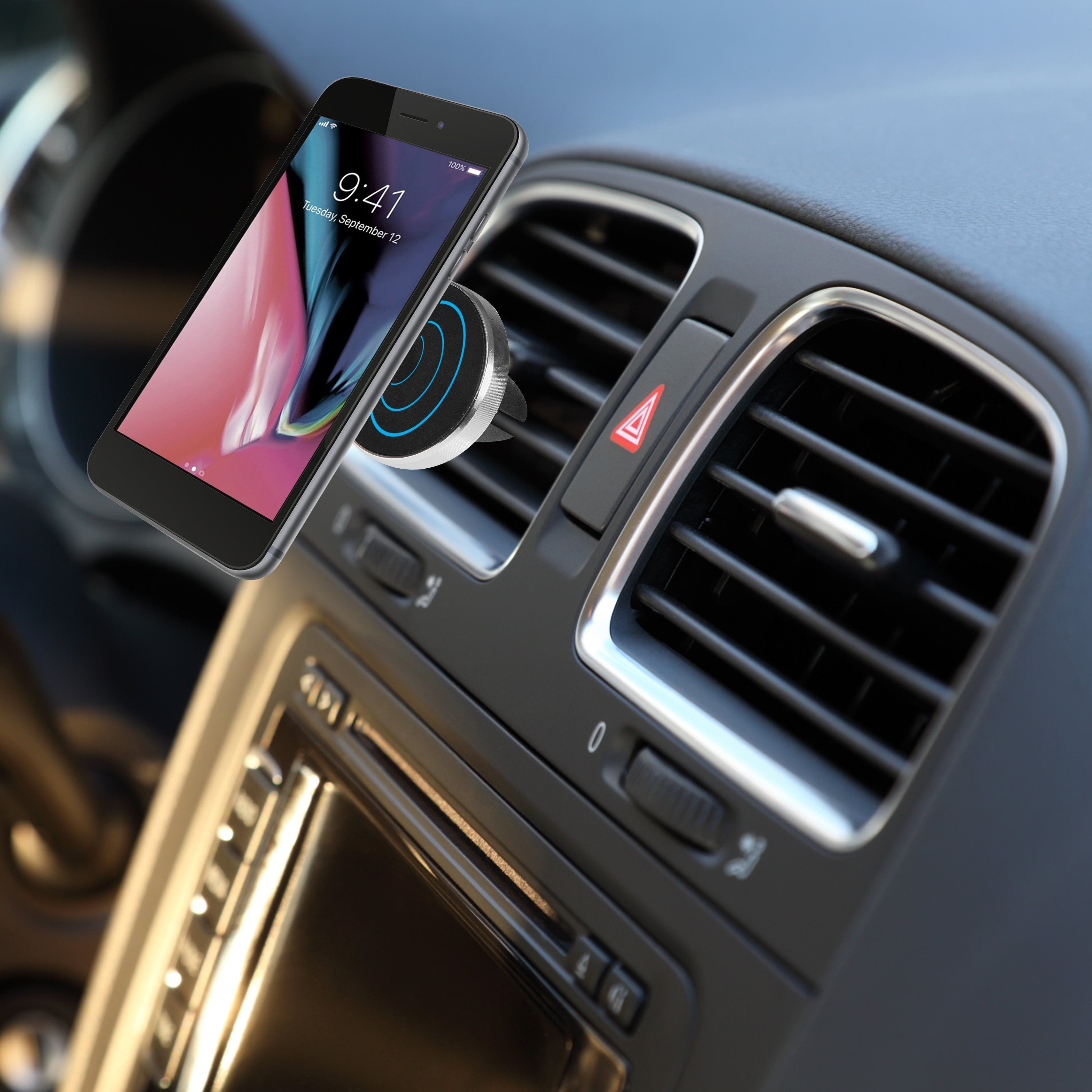 Jensen Round Universal Air Vent Phone Mount