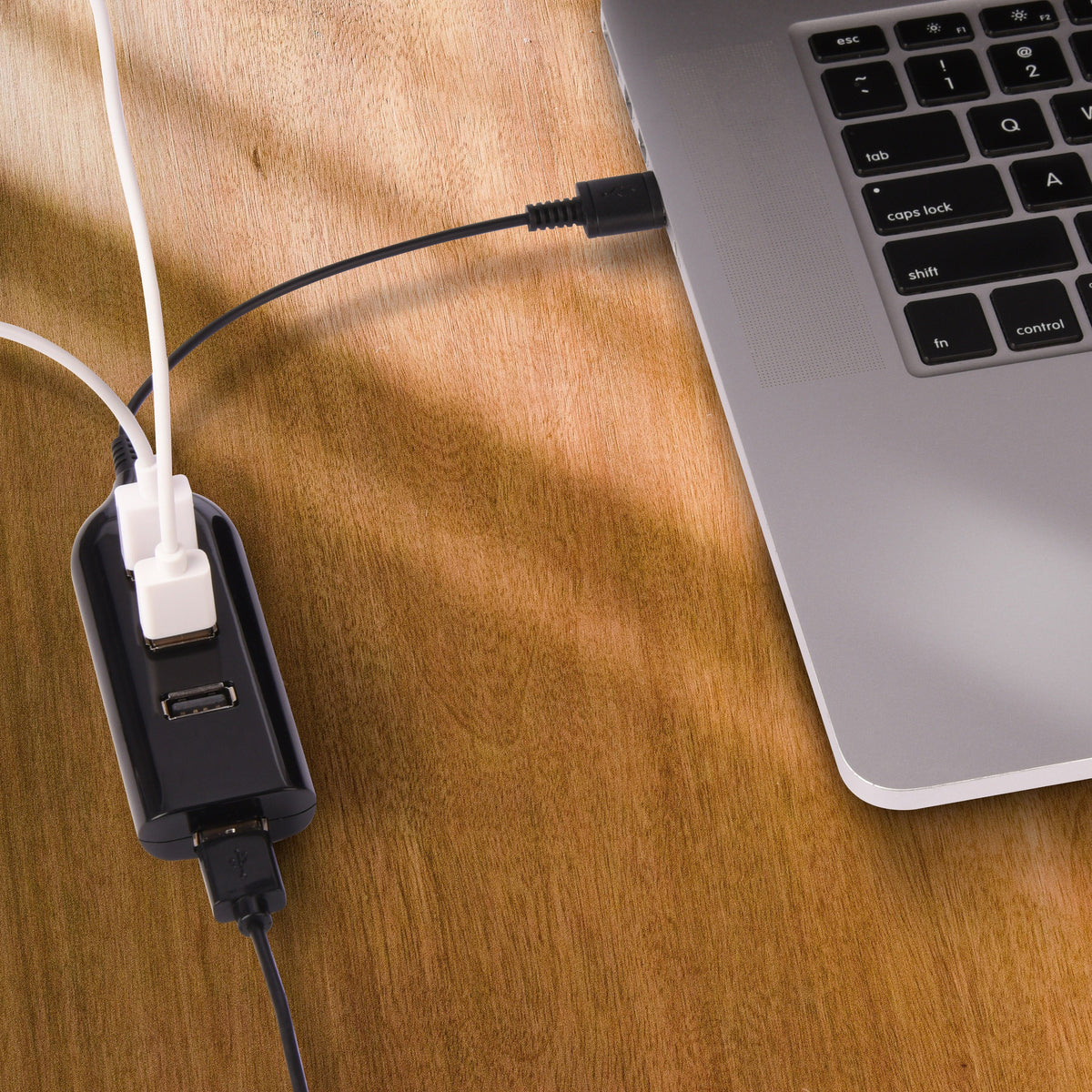 Jensen USB A to 4 Port USB A Hub