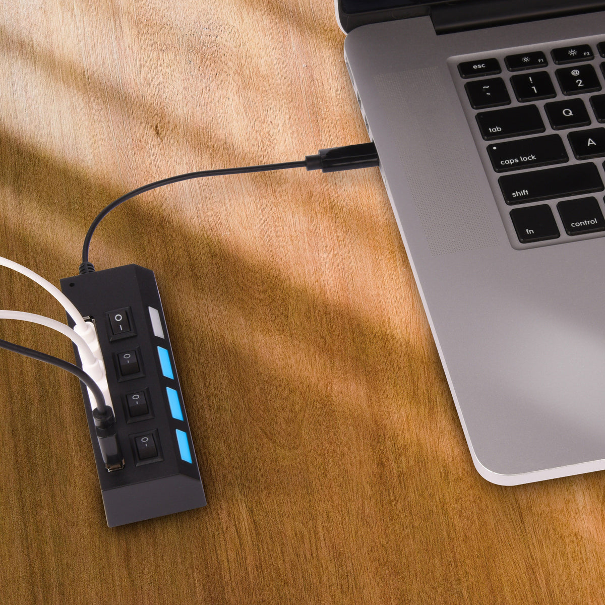 Jensen USB C to 4 Port USB A Hub