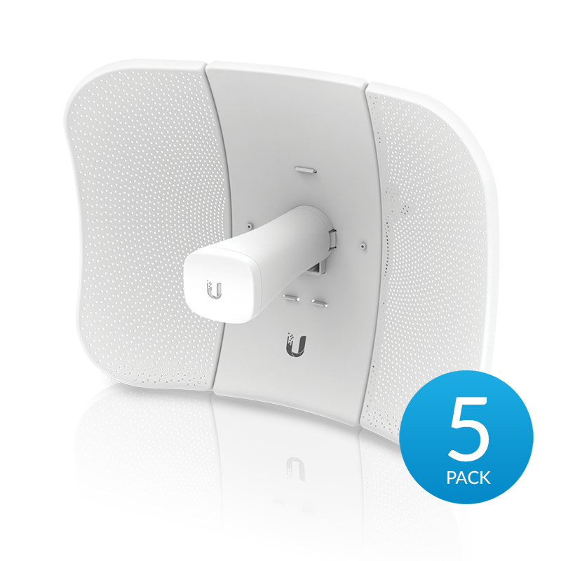 Ubiquiti LBE-5AC-GEN2-5 UISP airMAX LiteBeam Generation 2 Bridge CPE - 5-Pack