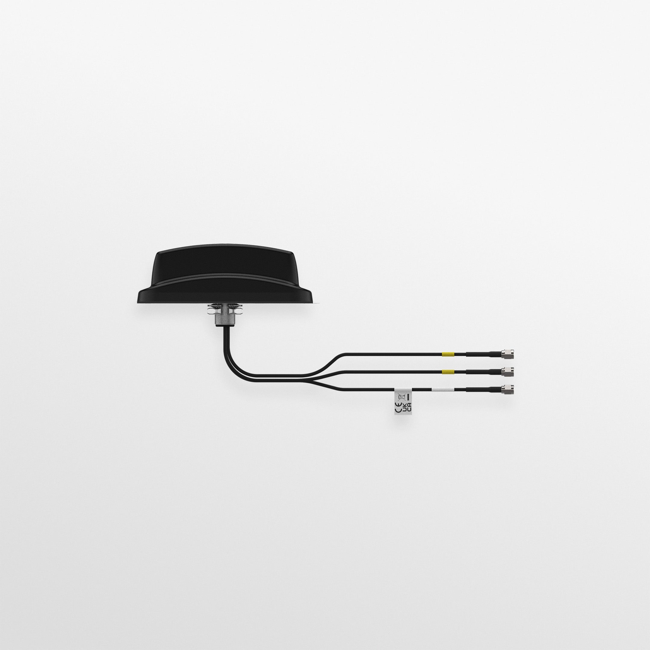 Panorama Low-Profile Fin Type 2-in-1 4G/LTE (MIMO) Antenna with 3-foot Cables