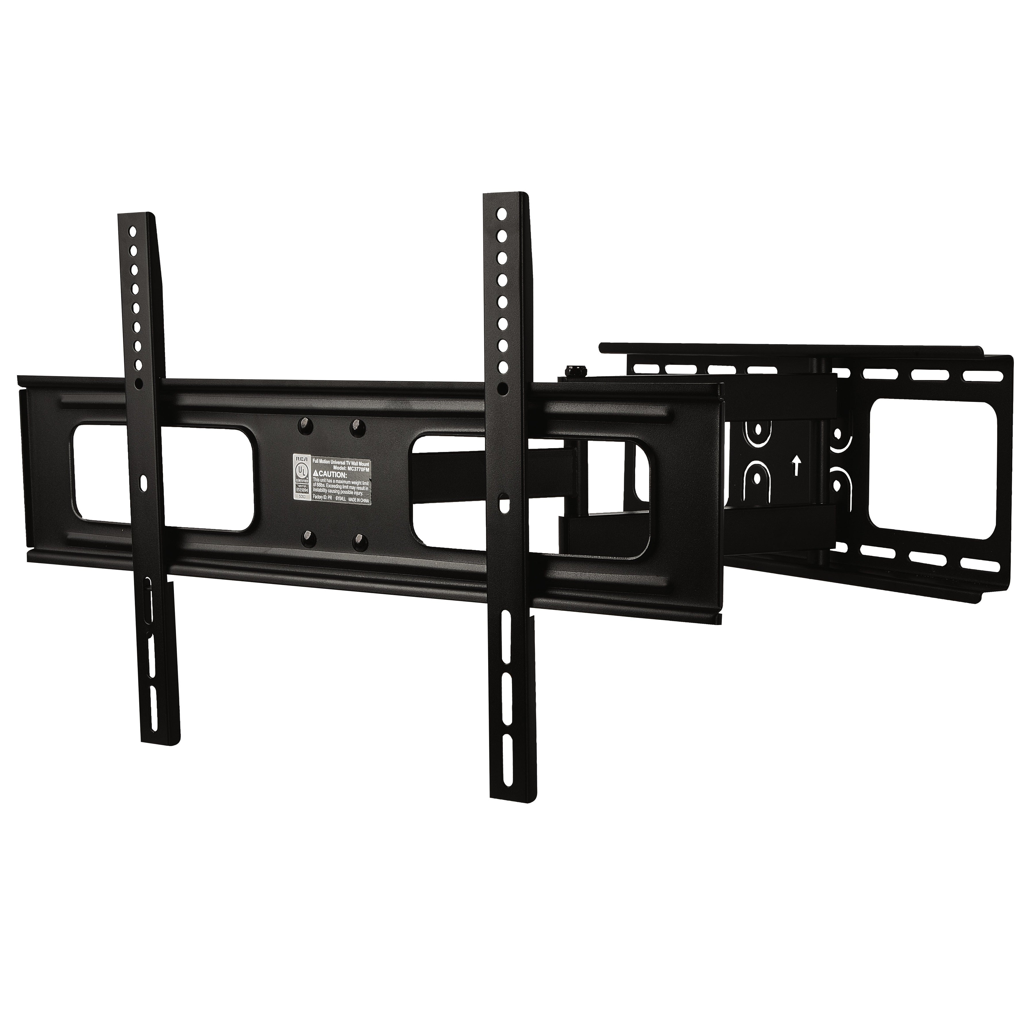 RCA Fixed TV Wall Mount 37-in to 80-in - Black