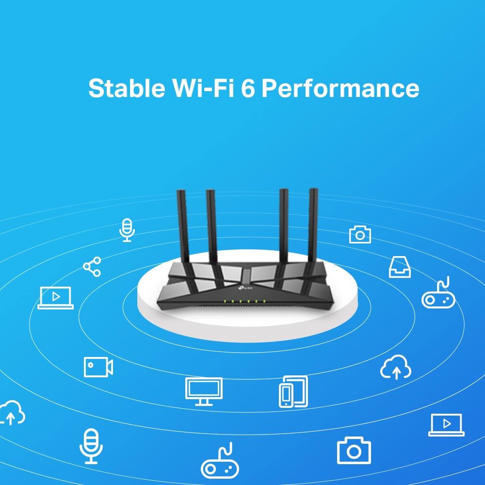 TP-Link Archer AX10 Dual Band Wi-Fi 6 Triple Core Processor Router