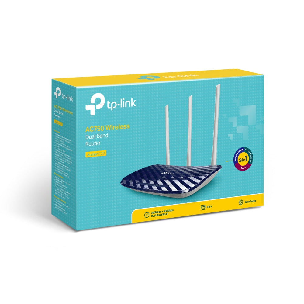 TP-Link AC750 Archer C20 Wireless Dual Band Router
