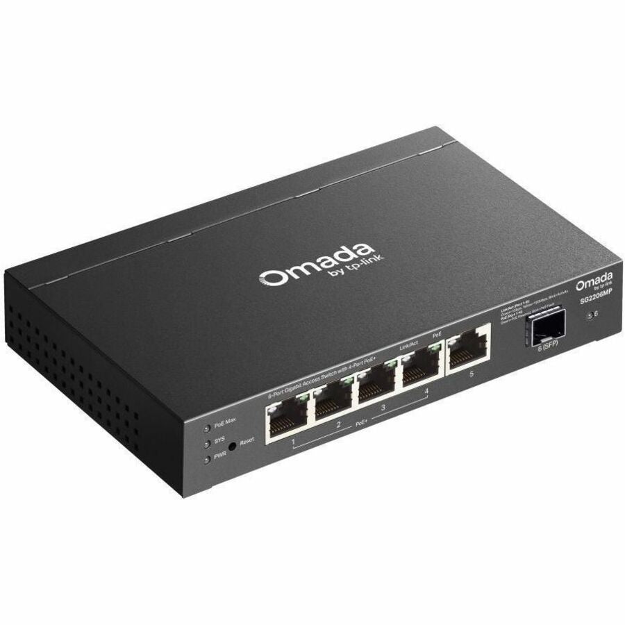 TP-Link Omada Access 6-Port Gigabit Switch with 4-Port PoE+