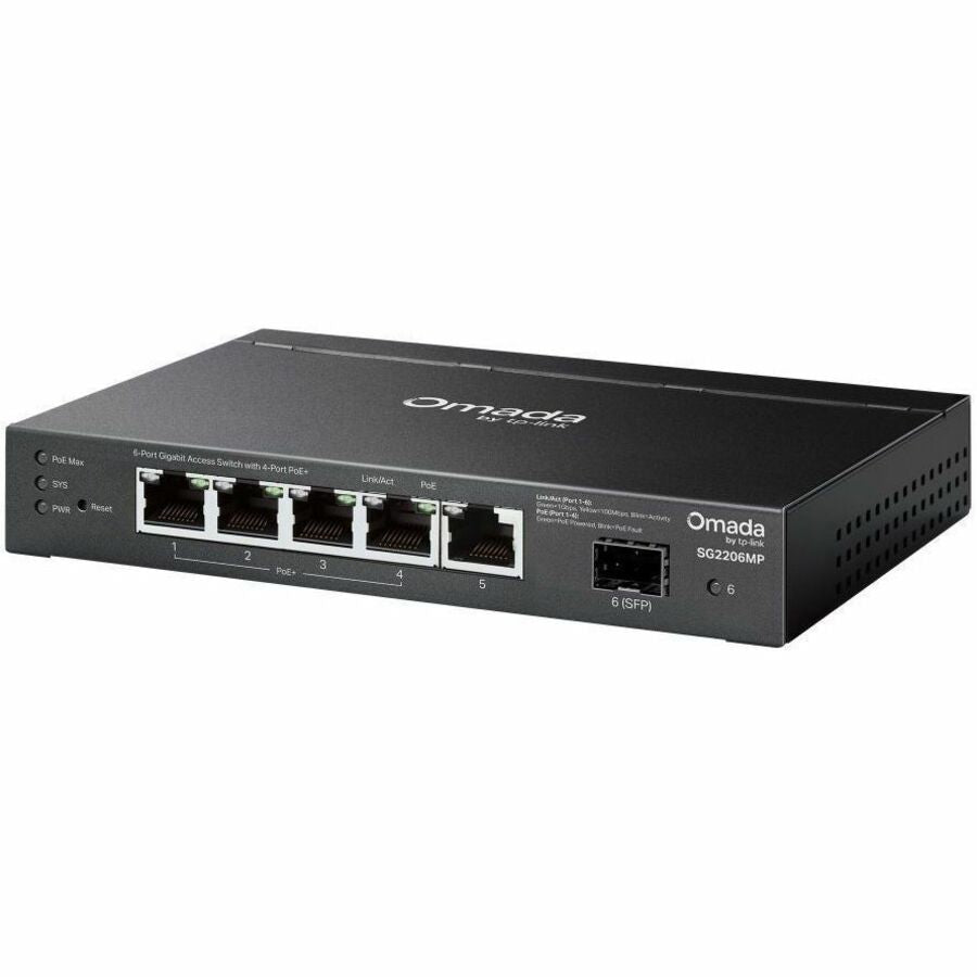 TP-Link Omada Access 6-Port Gigabit Switch with 4-Port PoE+