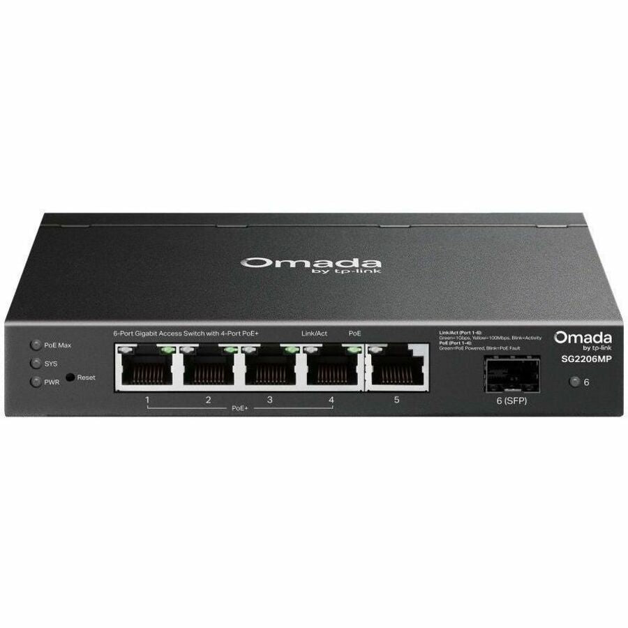 TP-Link Omada Access 6-Port Gigabit Switch with 4-Port PoE+