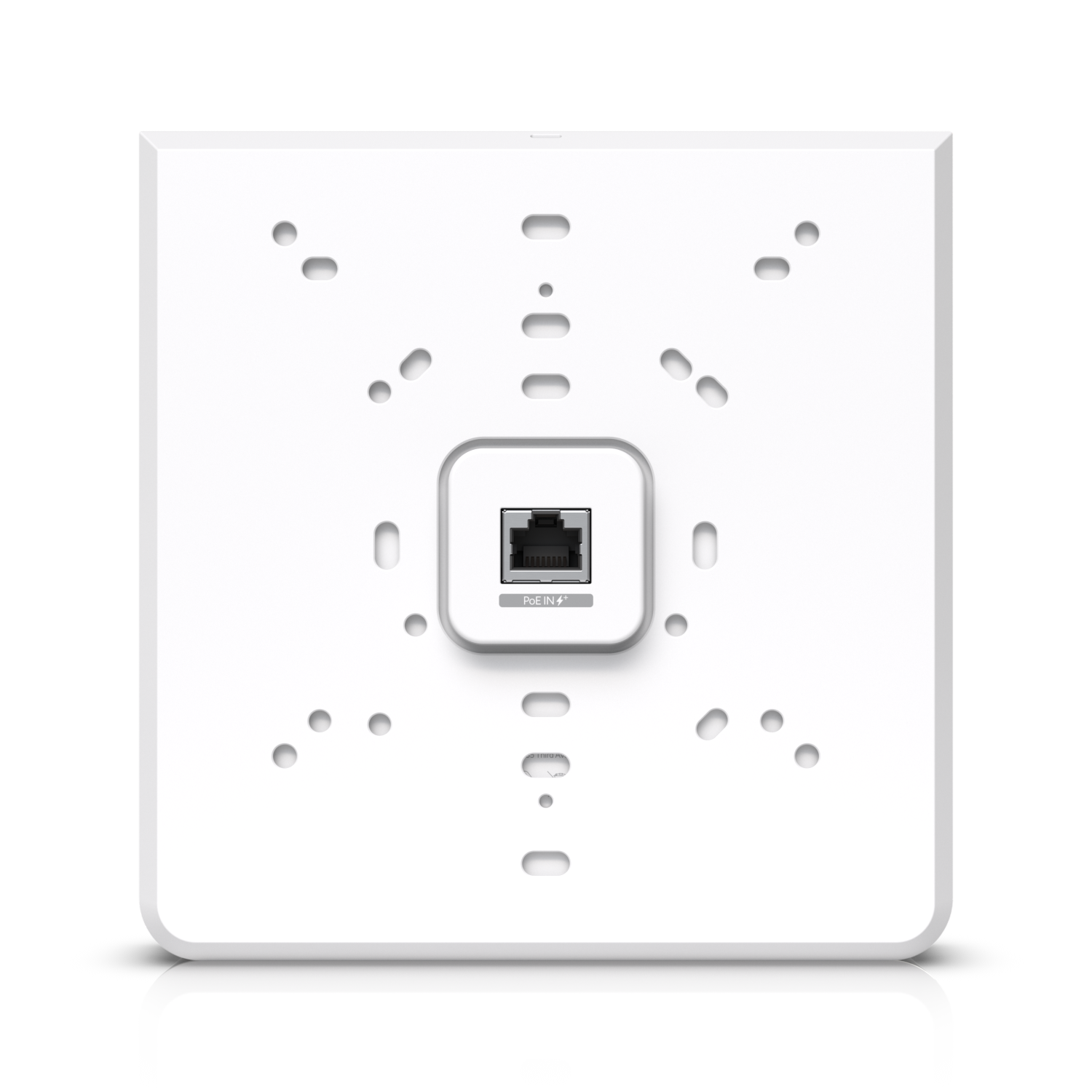 Ubiquiti Wall-mount Wi-Fi 6 AP 2.5 GbE, Built-In POE Switch, 10.2 Gbps OTA, 600+ Client Capacity