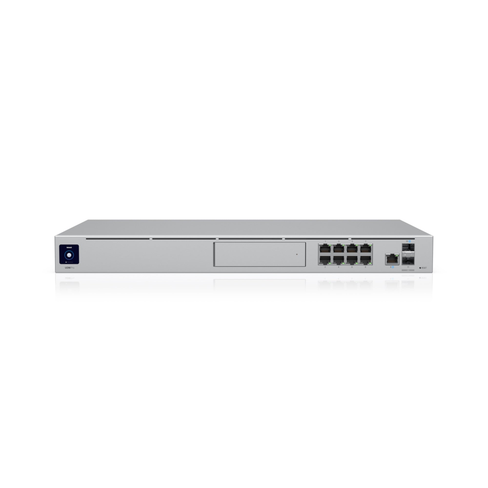 Ubiquiti UniFi OS Console Dream Machine Pro All in One Enterprise Advanced Security Gateway with Built-In 8-port Gigabit Switch with 1-Gbps RJ45 and 10G SFP+ LAN, 1U Rackmountable