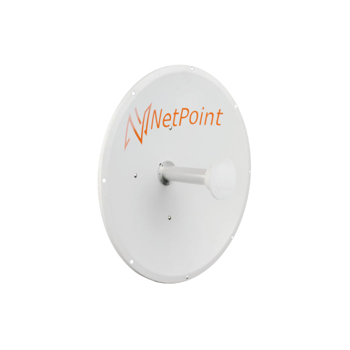 NetPoint 2-ft 5GHz High Performance PtP Parabolic Antenna 4.9-GHz to 6.4-GHz 30-dBi 30-km+ Range