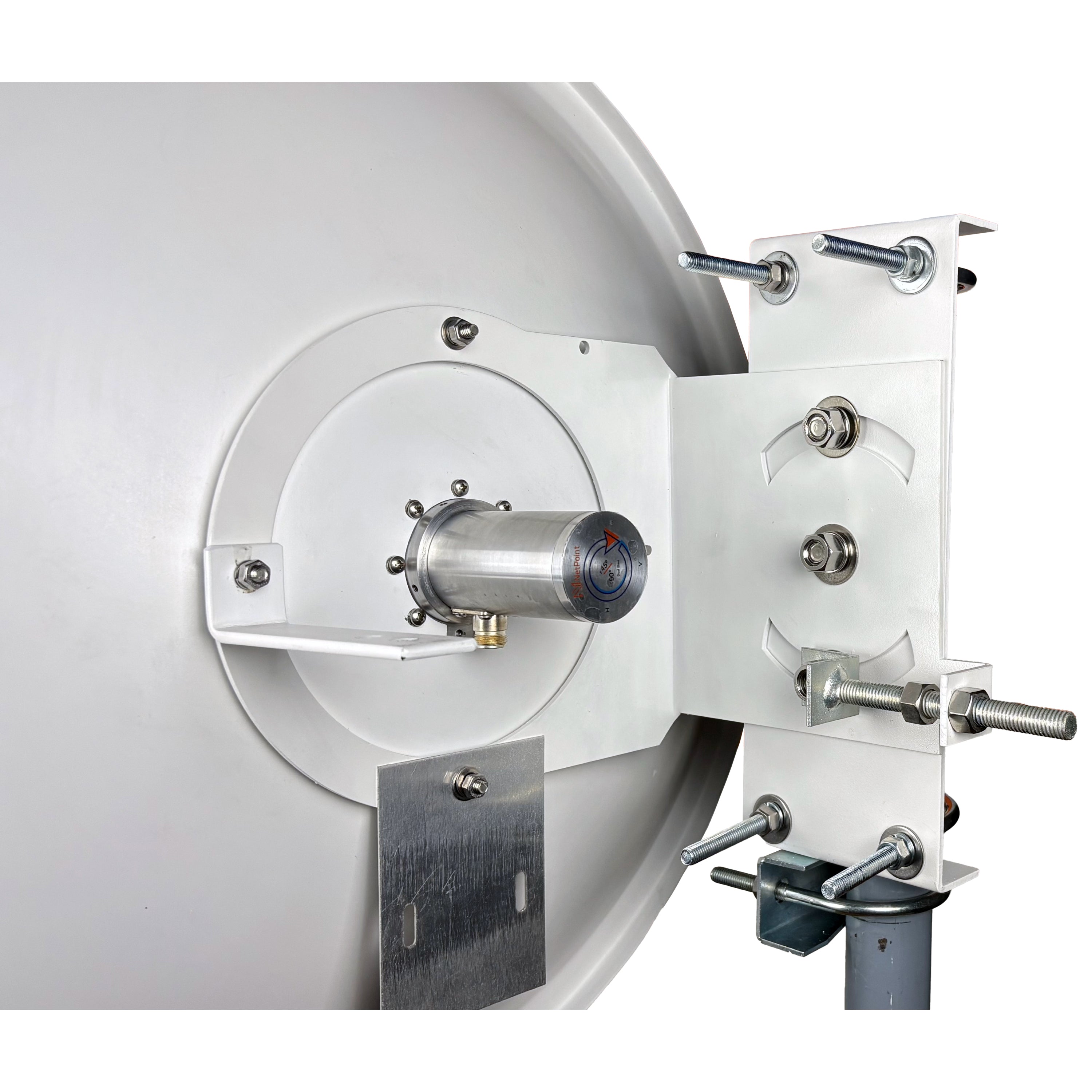 NetPoint 2-ft 5GHz High Performance PtP Parabolic Antenna 4.9-GHz to 6.4-GHz 30-dBi 30-km+ Range