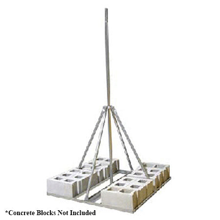 Wade Antenna 16-gauge Economical Non-Penetrating Roof Mount