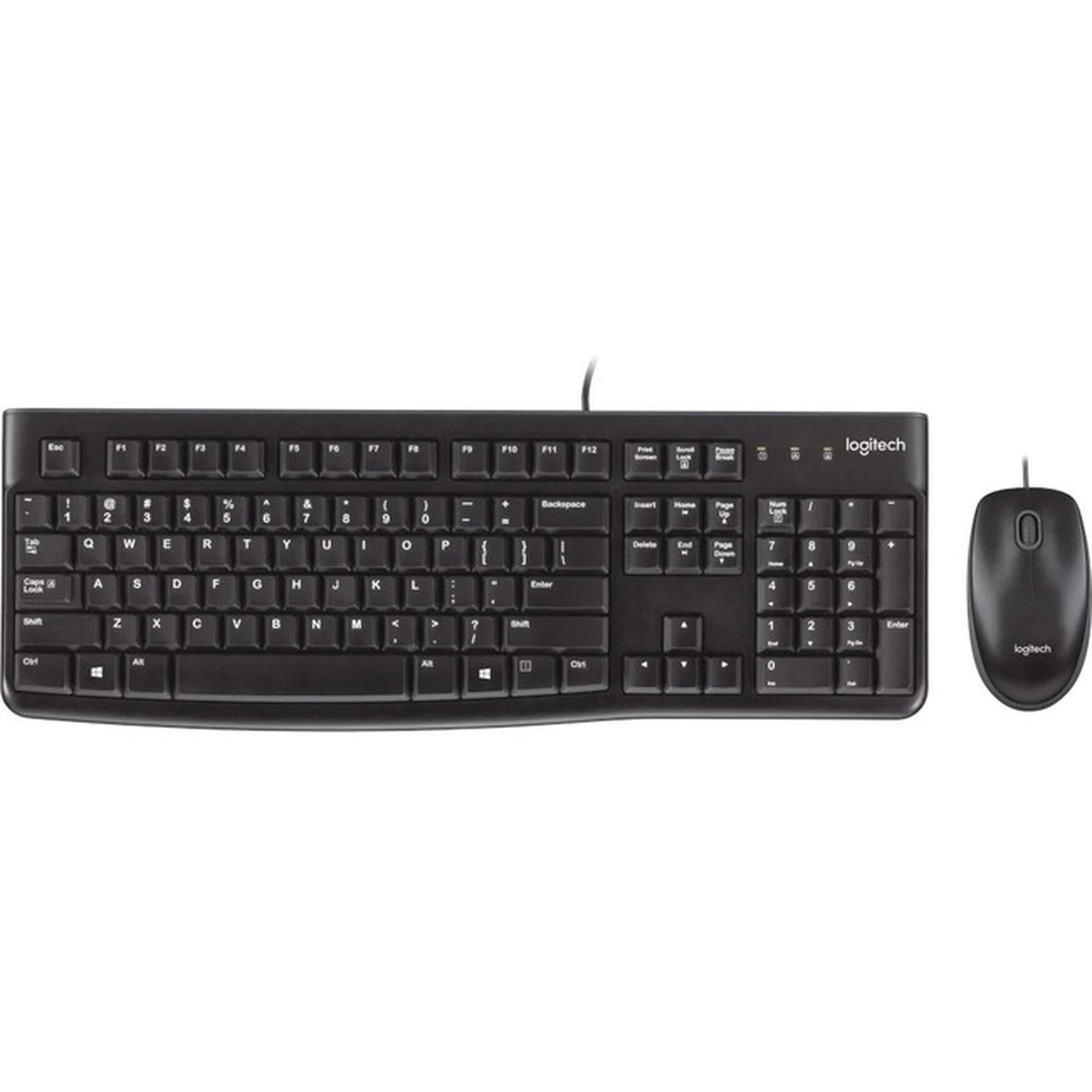 Logitech MK120 Corded USB Keyboard and Mouse Combo