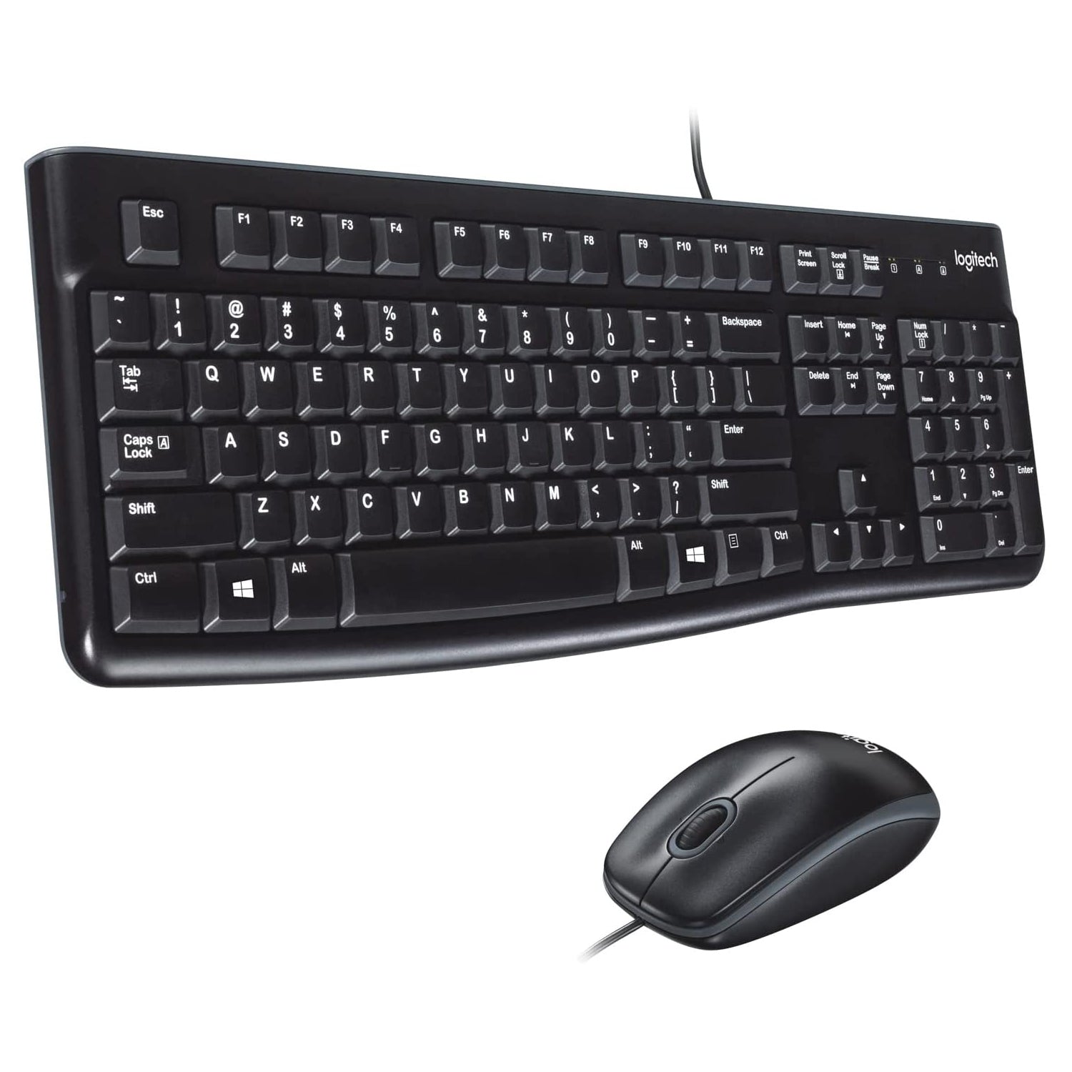 Logitech MK120 Corded USB Keyboard and Mouse Combo