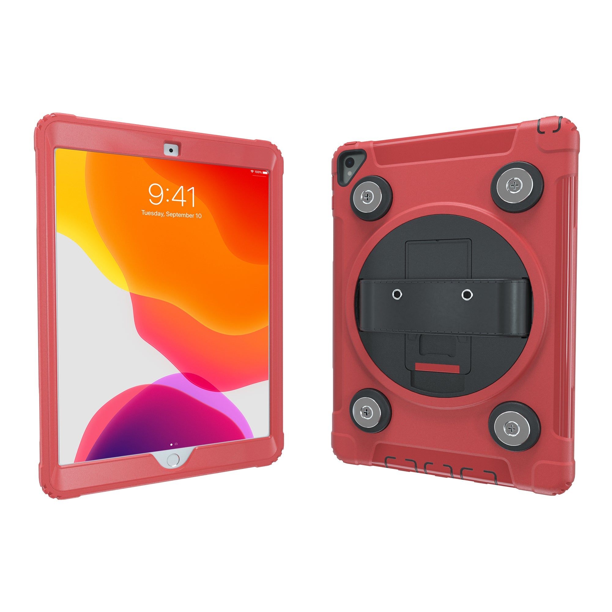 CTA Digital Magnetic Splash-Proof Case with Metal Mounting Plates for iPad 7th and 8th Gen 10.2", iPad Air 3 and iPad Pro 10.5"