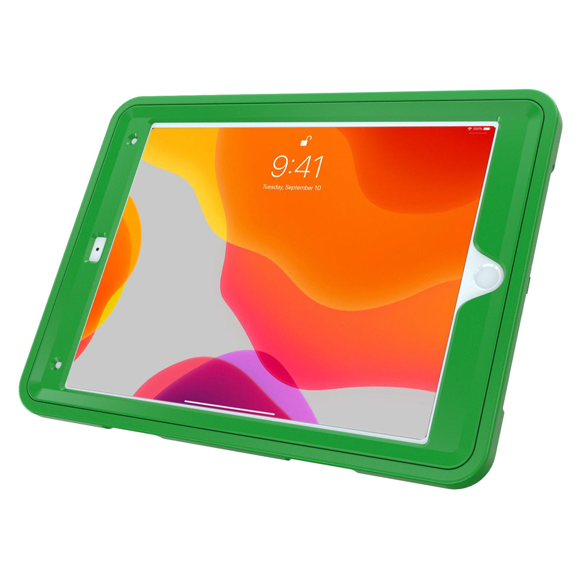 CTA Digital Protective Case with Built-In 360-degree Rotatable Grip Kickstand for iPad 7th and 8th Gen 10.2", iPad Air 3 and iPad Pro 10.5"