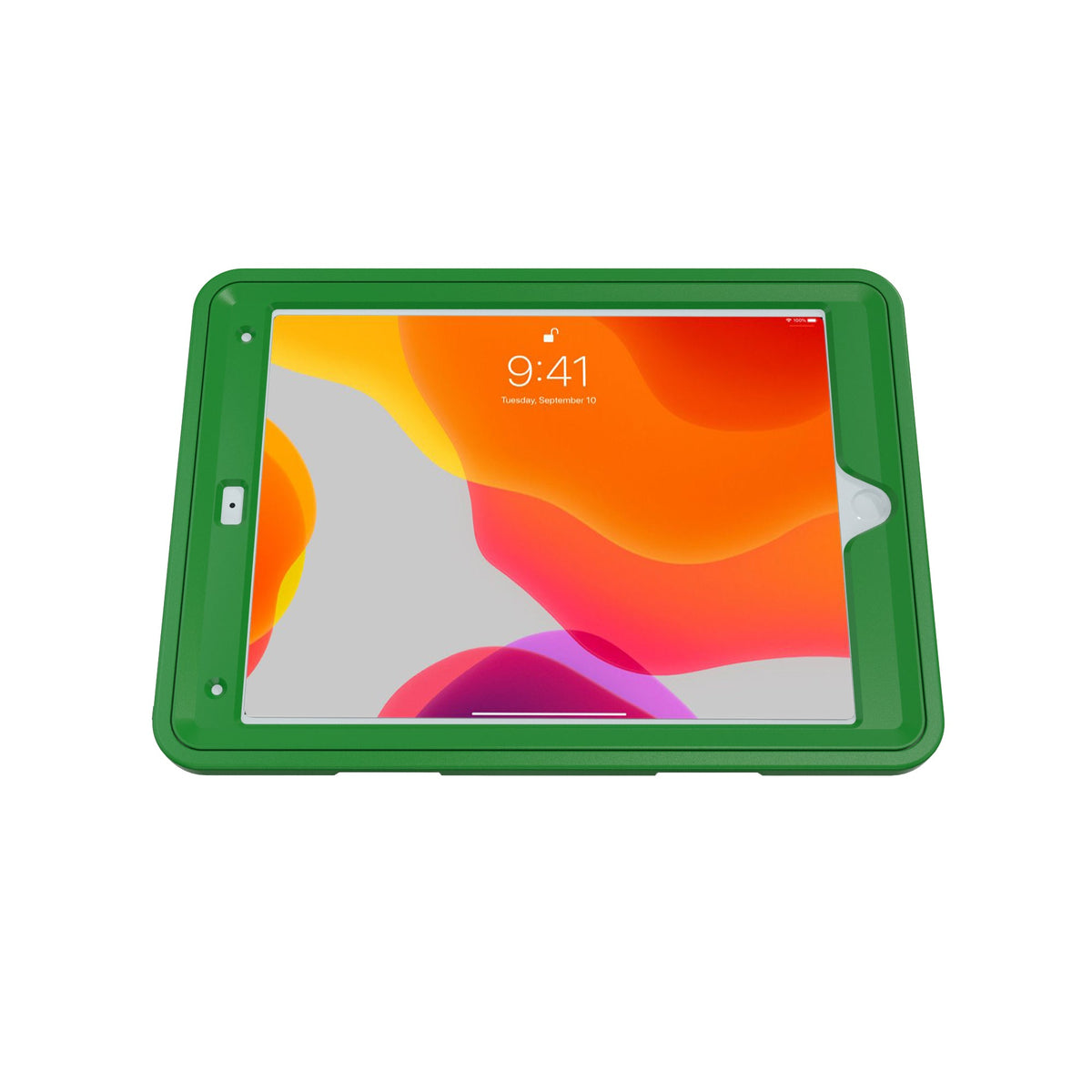 CTA Digital Protective Case with Built-In 360-degree Rotatable Grip Kickstand for iPad 7th and 8th Gen 10.2", iPad Air 3 and iPad Pro 10.5"