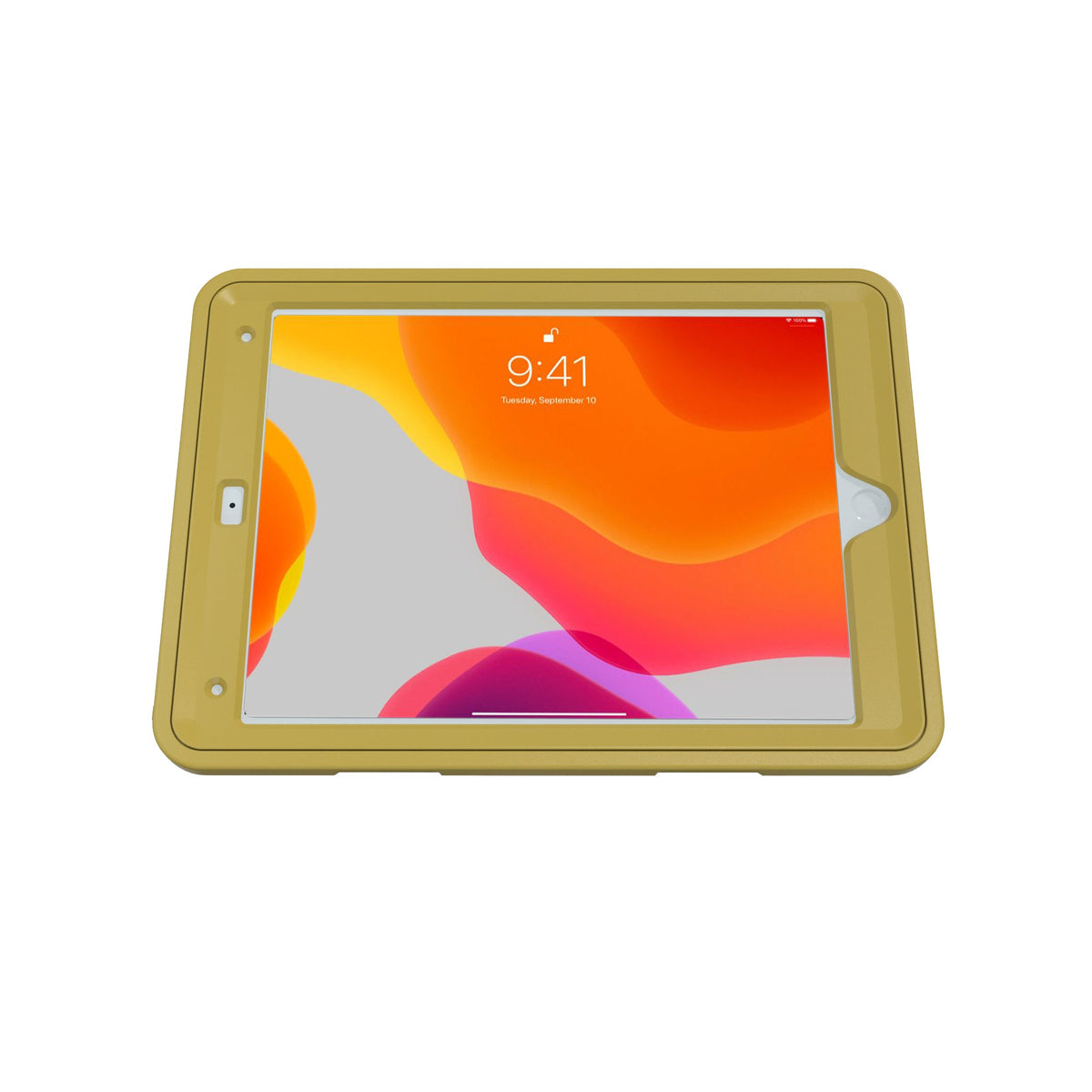CTA Digital Protective Case with Built-In 360-degree Rotatable Grip Kickstand for iPad 7th and 8th Gen 10.2", iPad Air 3 and iPad Pro 10.5"