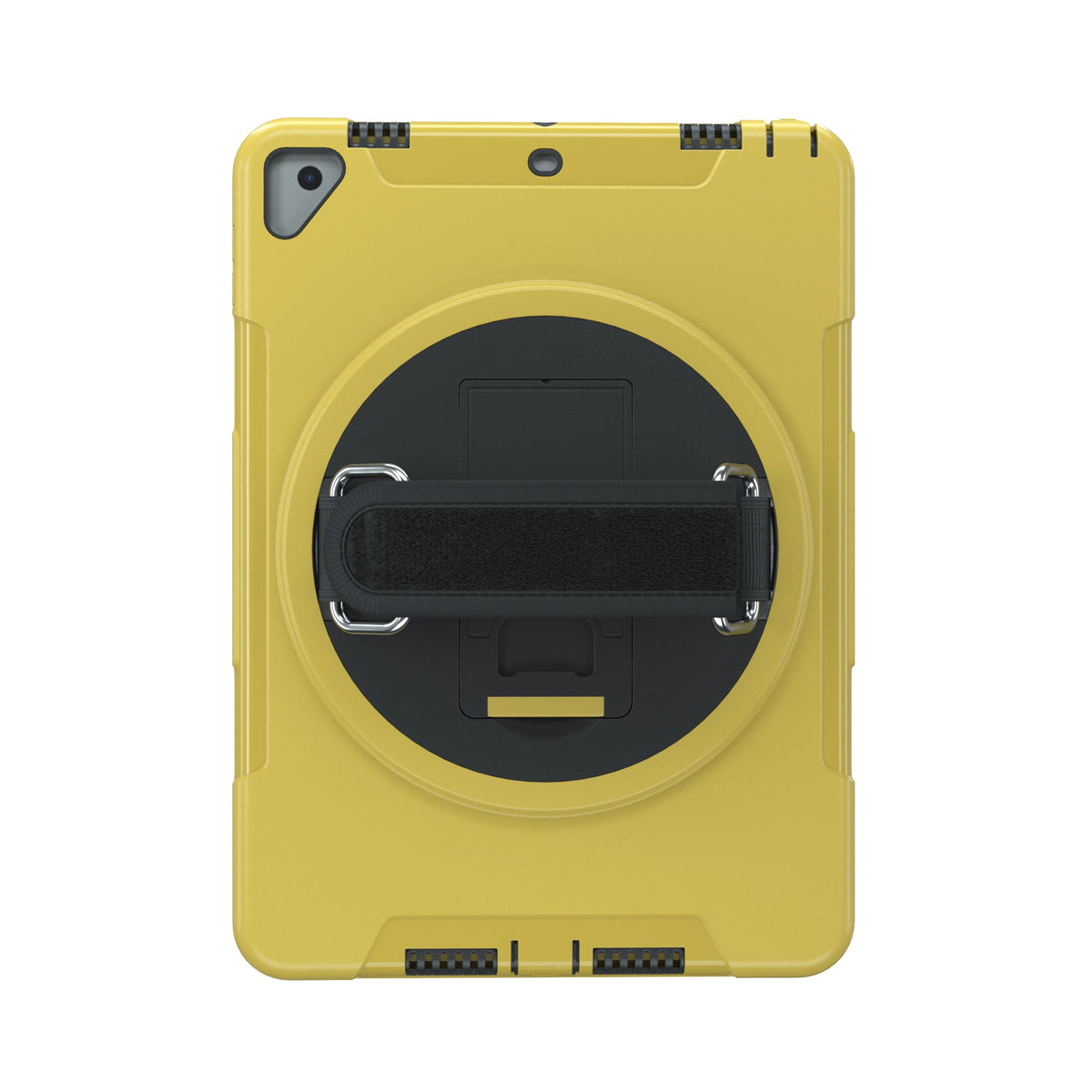 CTA Digital Protective Case with Built-In 360-degree Rotatable Grip Kickstand for iPad 7th and 8th Gen 10.2", iPad Air 3 and iPad Pro 10.5"