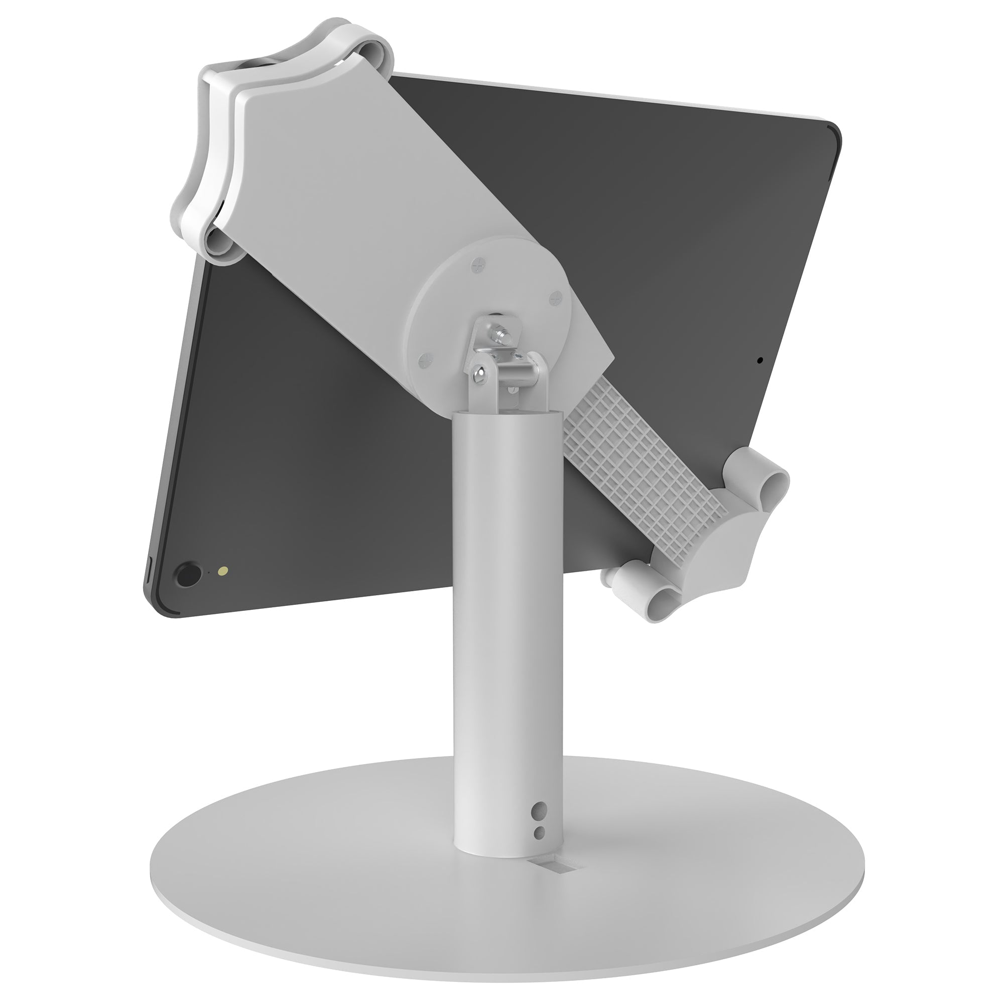 CTA Digital Heavy-Duty Universal Grip Kiosk Stand with 360-degree Rotation for 17.78-cm (7") to 33.02-cm (13") Tablets