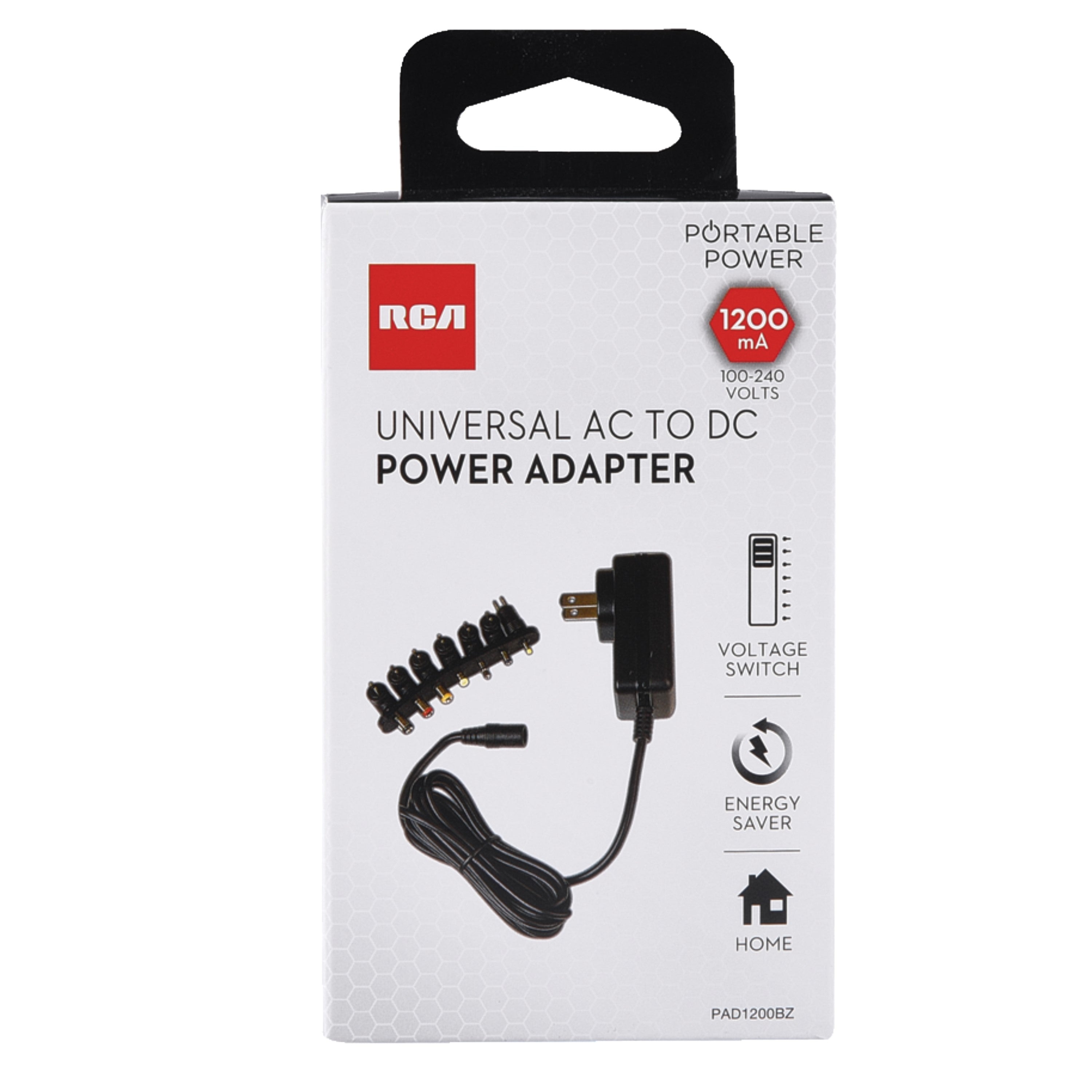 RCA Universal AC to DC Power Adapter