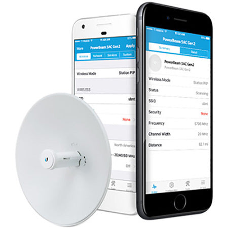 Ubiquiti PBE-5AC-GEN2-5 UISP airMAX PowerBeam AC Gen 2 Bridge