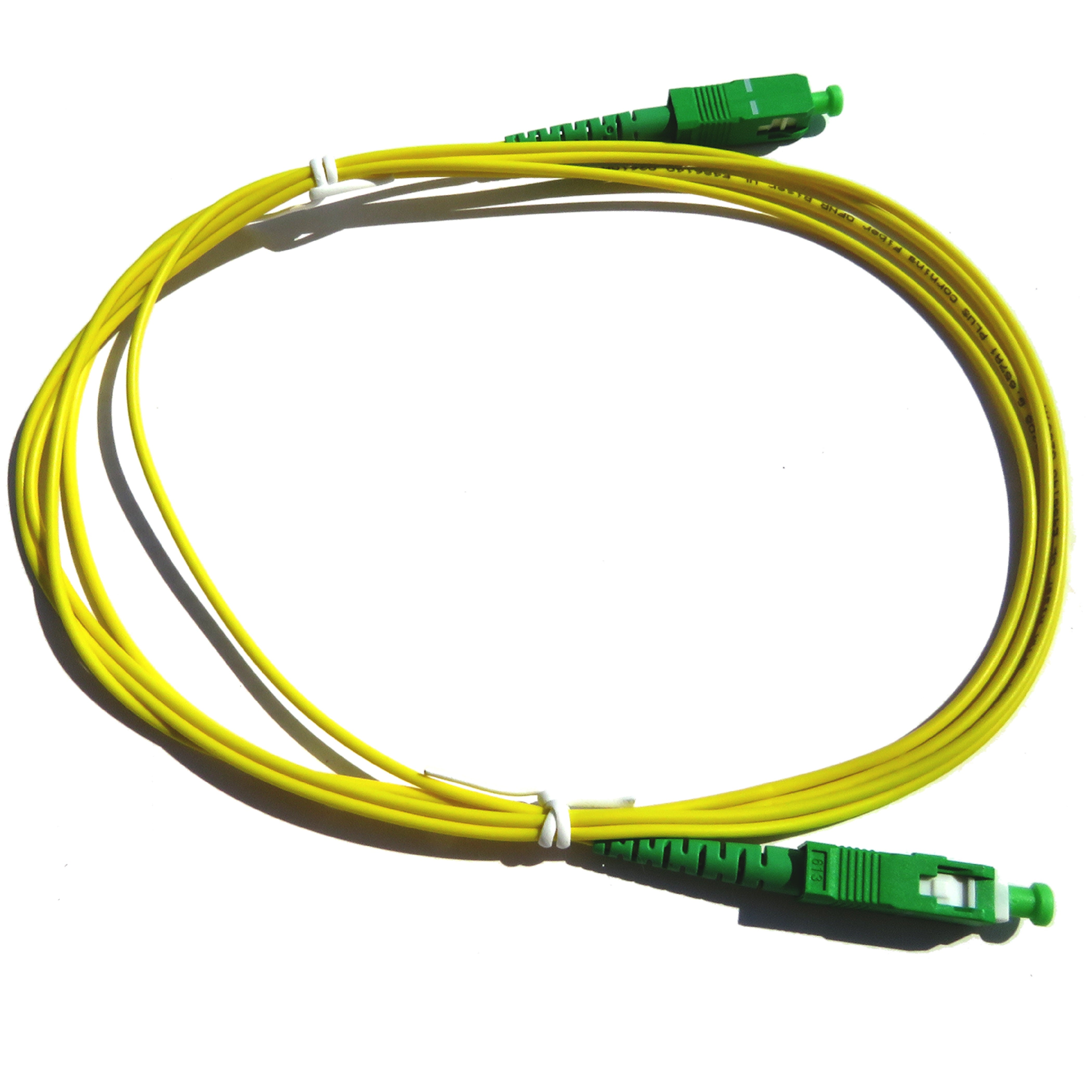 PerfectVision Simplex SM Riser Fiber Optic Jumper Cable with SC/APC-SC/APC Connectors
