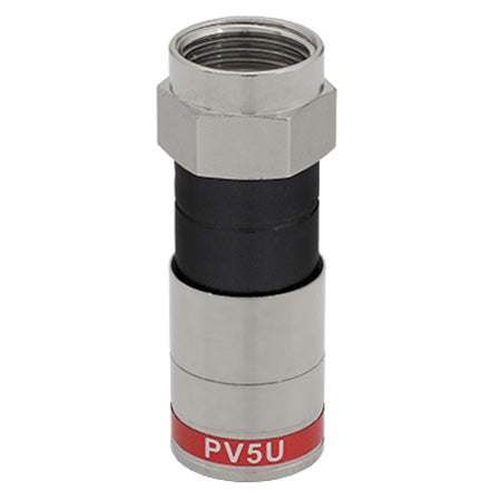 PerfectVision Ridgeloc RG59 Universal F Compression Connector - 50-pack