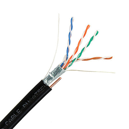 PerfectVision Shielded Cat5e 8-Conductor 4-Pair with Ground - 1000' Spool
