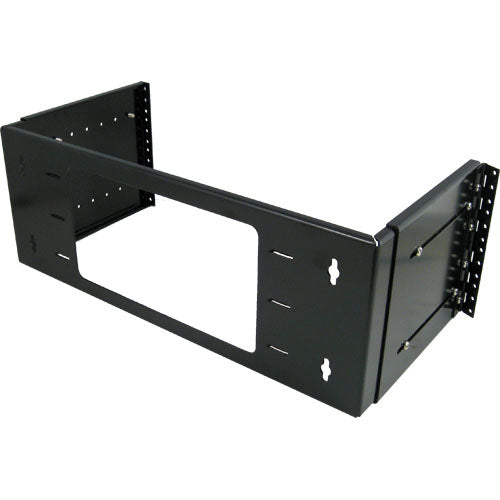 Vertical Cable 4U Hinged Adjustable Depth Wall Mount Bracket - 10-13"