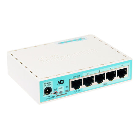 MikroTik hEX lite Fast Ethernet Router