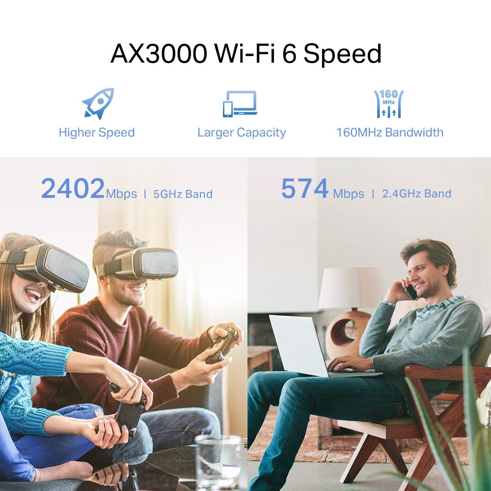 TP-Link AX3000 Mesh Wi-Fi 6 Range Extender