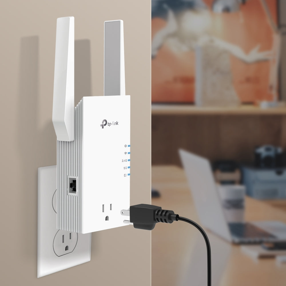 TP-Link AX3000 Wi-Fi 6 Range Extender with AC Passthrough