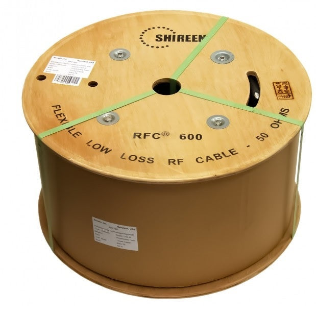 Shireen RFC 50 Ohms LMR Equivalent Coaxial Cable -1000' Spool