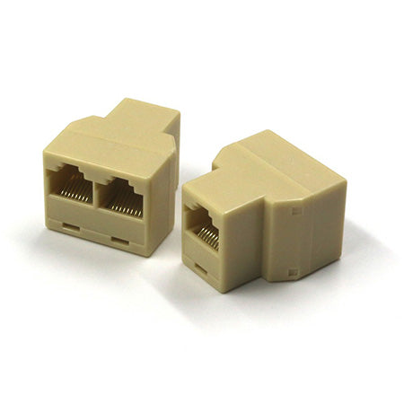 RJ45 1 In 2 Out Ethernet Connector Splitter Single
