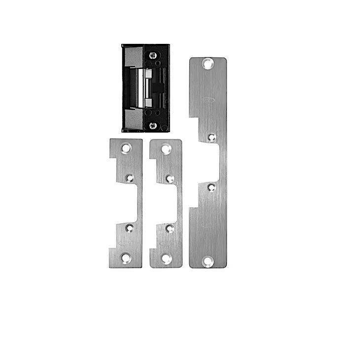Rutherford 6 Series Centerline Electric Strike Standard Profile with 3 Faceplates