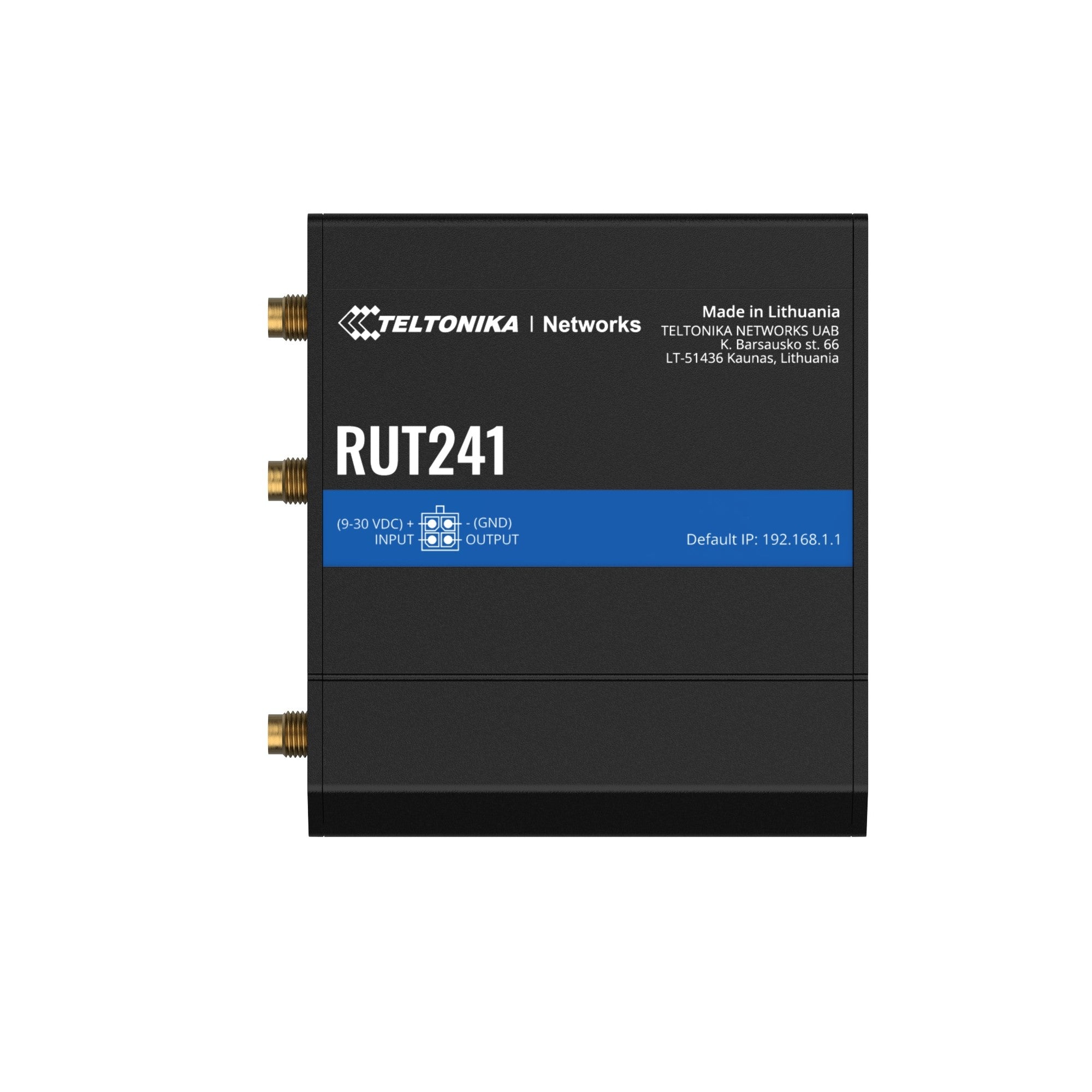 Teltonika RUT241 4G/CAT4 LTE Mission Critical Industrial Cellular Gateway