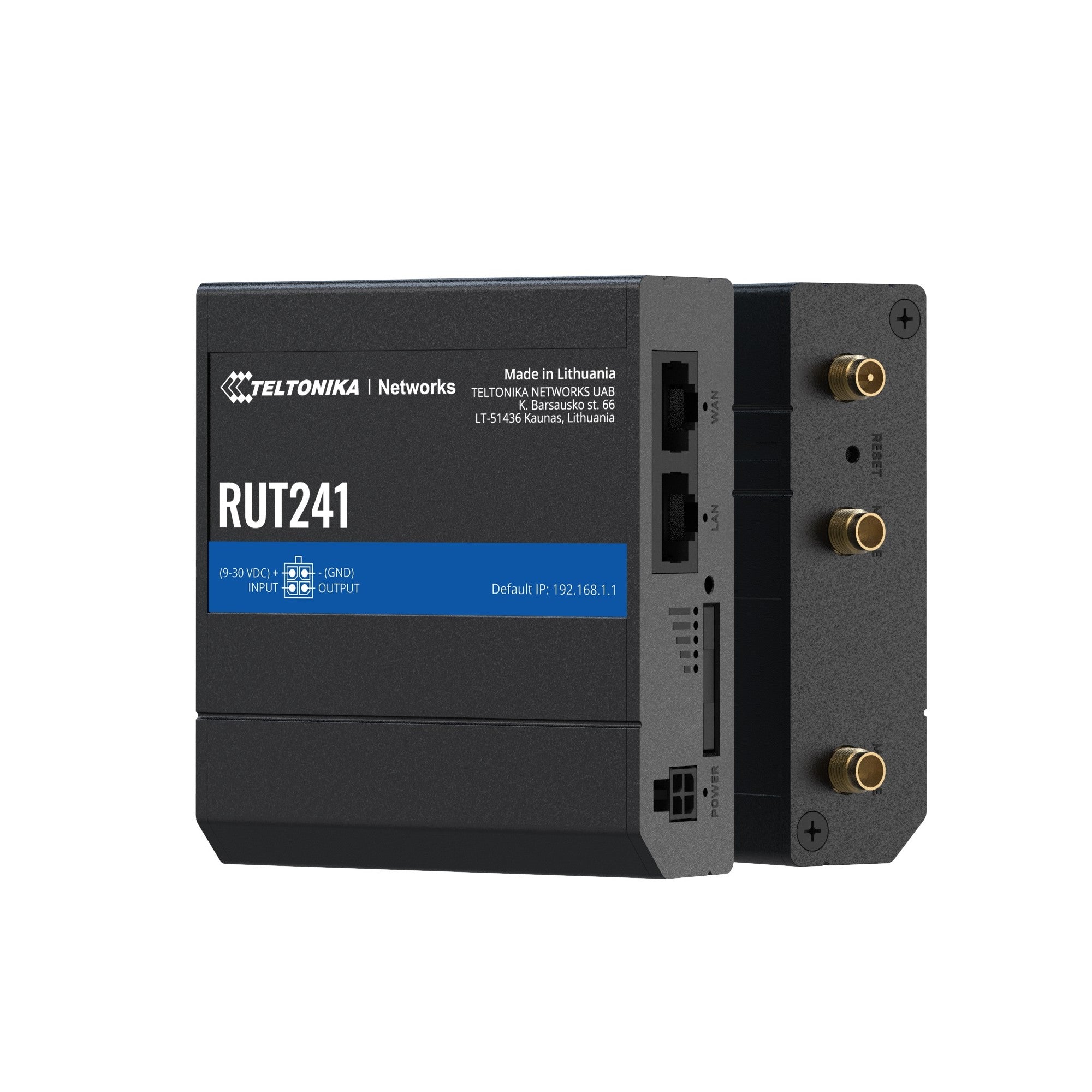 Teltonika RUT241 4G/CAT4 LTE Mission Critical Industrial Cellular Gateway