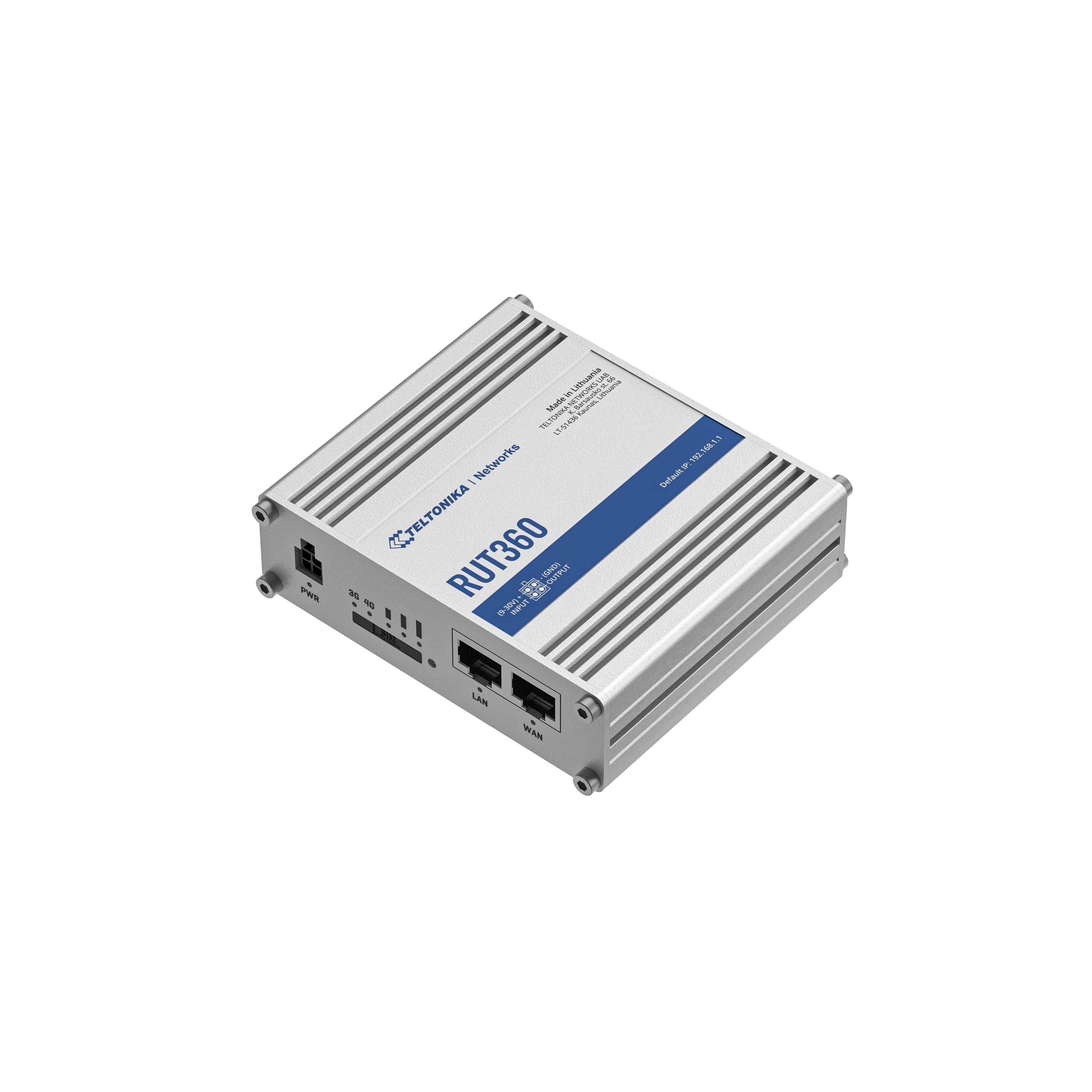 Teltonika RUT360 4G/CAT6 LTE Mission Critical Industrial Cellular Router