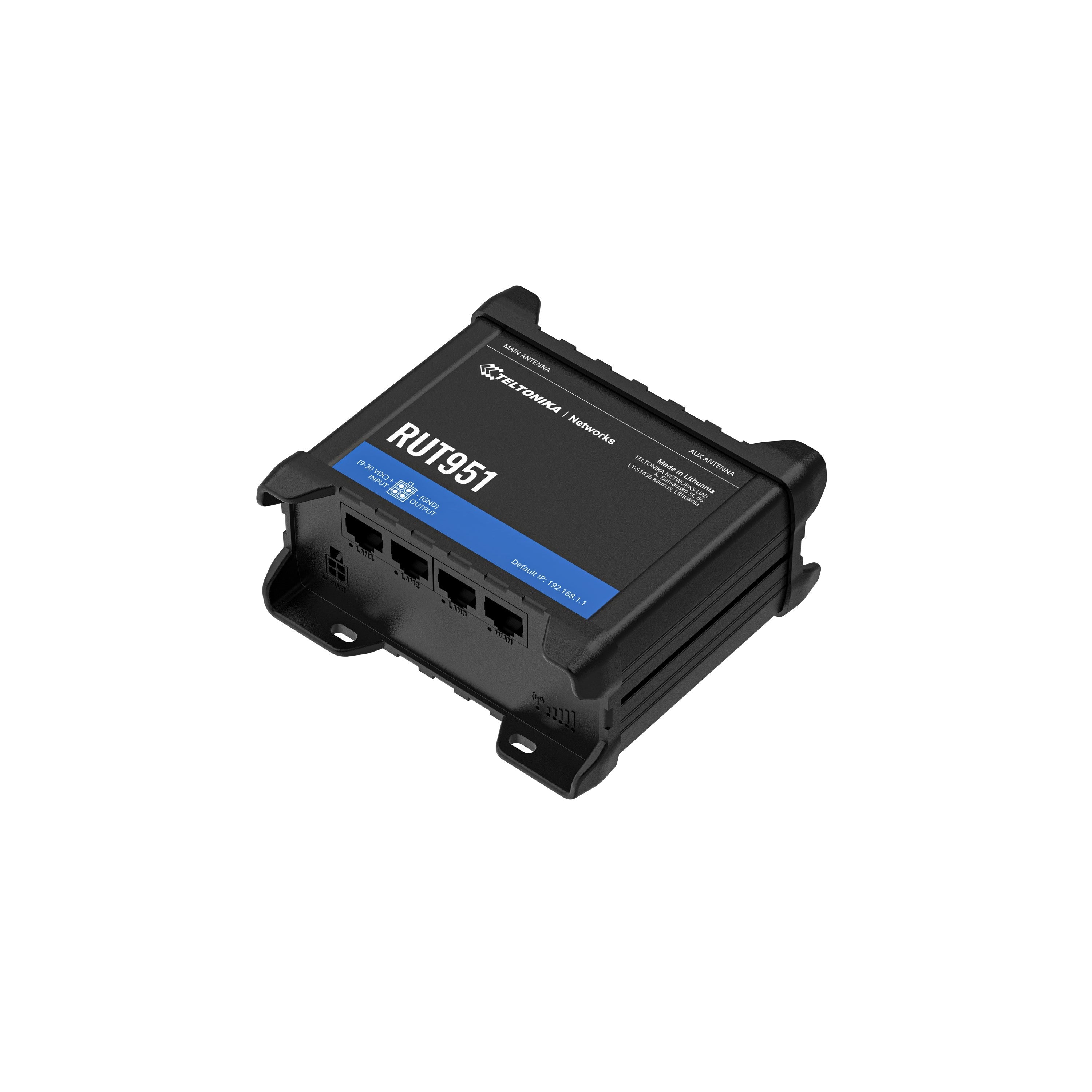 Teltonika RUT951 4G/LTE Dual SIM Mission Critical Industrial Cellular Gateway