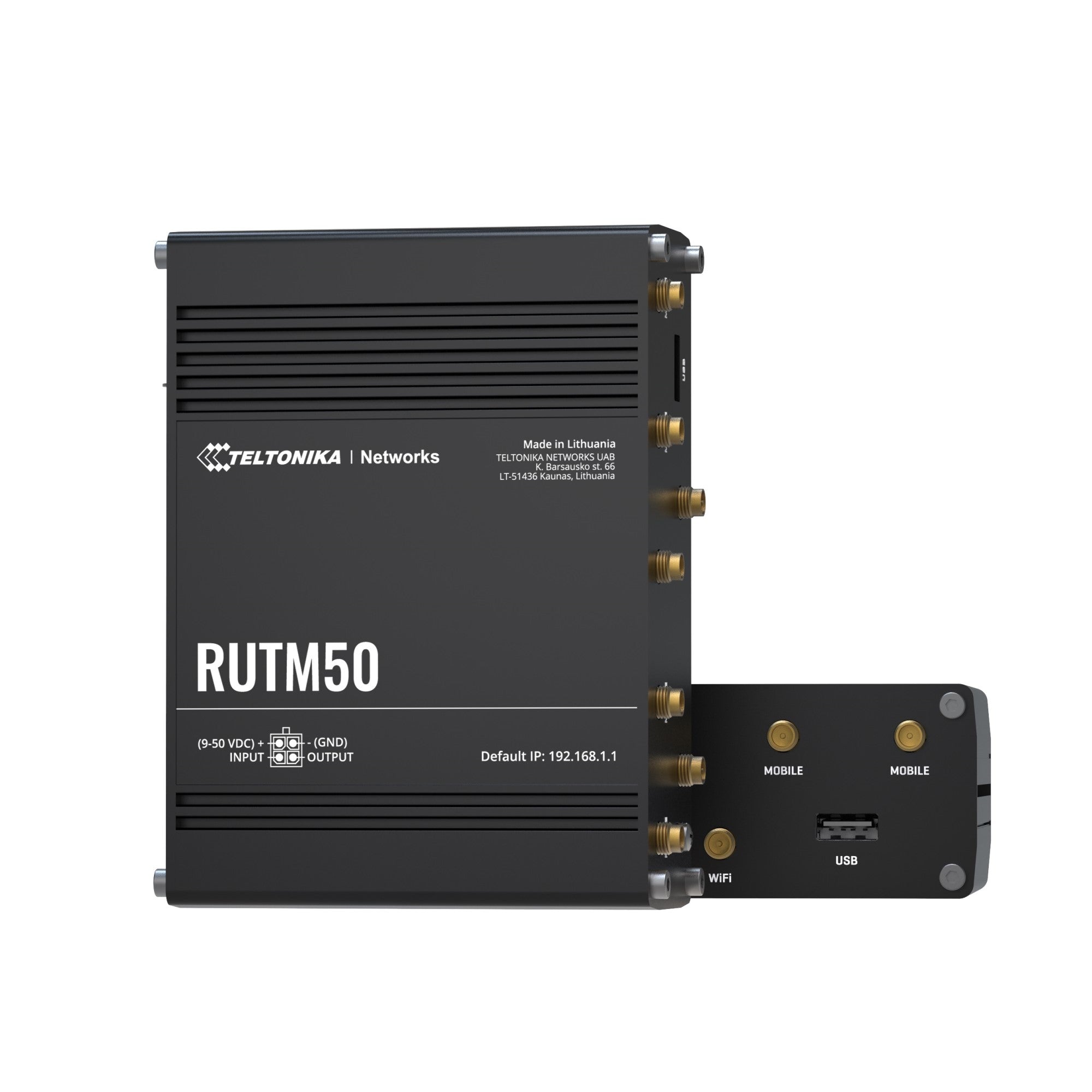 Teltonika RUTM50 5G/LTE Super Speed Mission Critical industrial Cellular Gateway